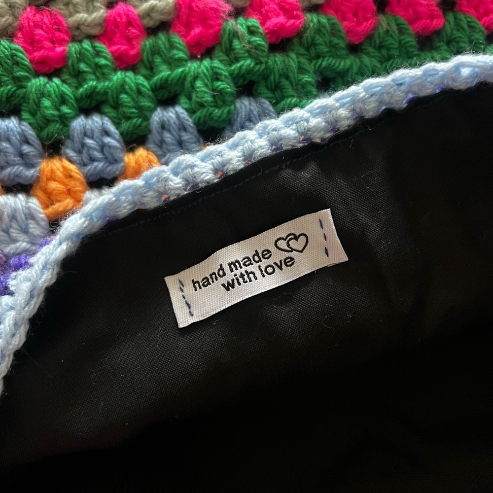 Colorful Crochet Shoulder Bag - Picture 7 of 7
